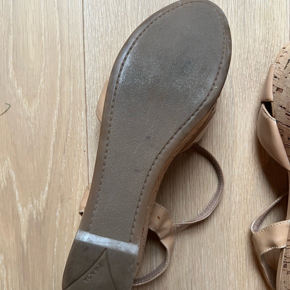 Prada Patent Leather Platform Wedges - size 7 - Picture 4 of 4